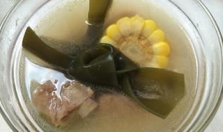 大骨玉米海带汤的做法